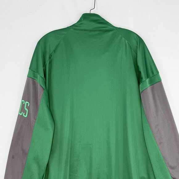 Majestic Men’s NBA Track Jacket Big & Tall 3X Full Zip Green - Picture 5 of 16